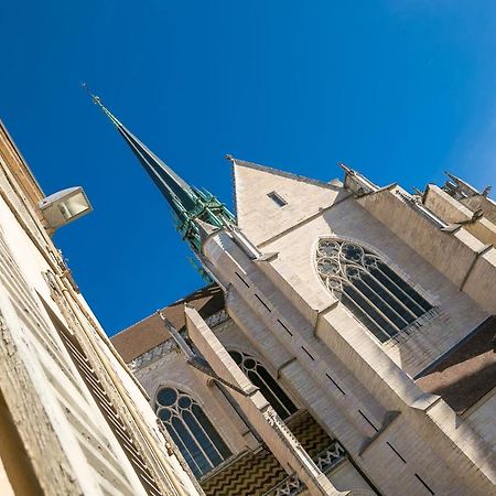 디종 Le Saint B Au Pied De La Cathedrale Saint Benigne 아파트 외부 사진